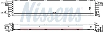 NISSENS 60355 Motor Ek Sogutma Radyatoru Audı A6 15>18 A7 15>18 Q5 13>17 Phıdeon 17> 4G0145804D