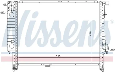 NISSENS 60605 Motor Su Radyatoru Bmw E36 Z3 M 64112244739