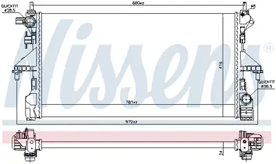 NISSENS 606169 Motor Radyatoru Ducato Boxer Jumper Iıı Iv 15>> 1613996180