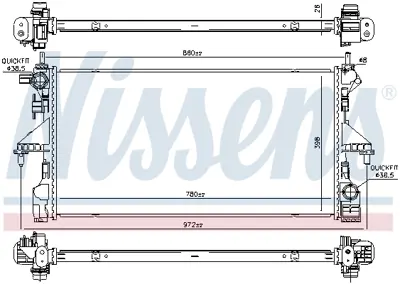 NISSENS 606170 Motor Su Radyatoru Boxer Iıı-Jumper Iıı 2.0hdı 1626264480