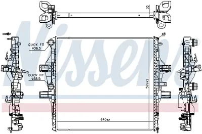 NISSENS 61989 Motor Radyatoru Iveco Daıly V / Daıly Vı / Daıly Cıtys / Daıly Lıne / Daıly Tourys 11> 5801255844