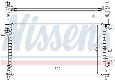 NISSENS 62021A Motor Radyatoru 5157192