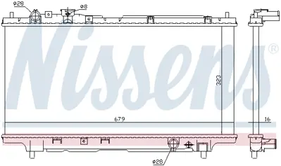 NISSENS 62383A Motor Radyatoru BPD315200H