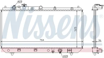 NISSENS 62403 Motor Radyatoru ZL0515200B