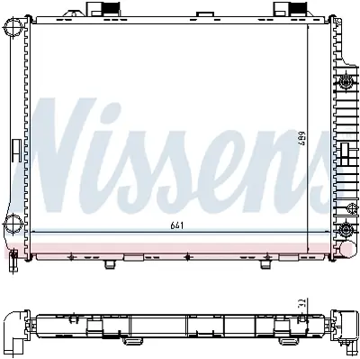 NISSENS 62666A Motor Su Radyatoru E-Class W210 96>02 S210 96>03 A2105000903