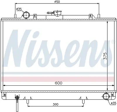 NISSENS 62809 Motor Radyatoru MR127853