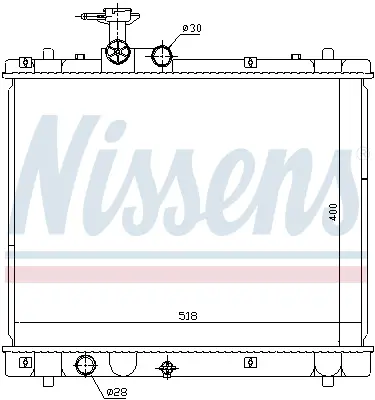 NISSENS 641758 Motor Radyatoru 1770069L21