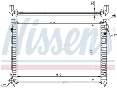 NISSENS 64301A Motor Su Radyatoru Land Rover Freelander 1.8 Mekanık / Otomatık PCC000111