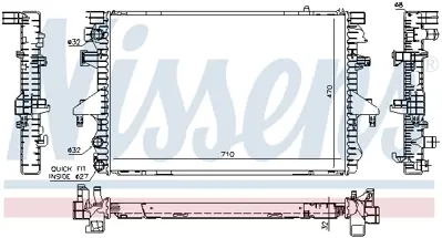 NISSENS 65282A Motor Radyatoru Transporter T5 1,9tdı Klımalı Manuel 04> 7H0121253M