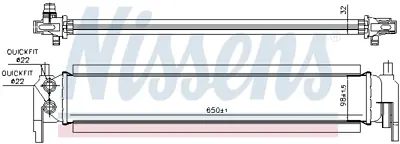 NISSENS 65318 Turbo Radyatoru Golf Vıı 12> Touran 15> Audı A3 12> Q2 16> Leon 12> Octavıa Iıı 12> Yetı 15>17 5Q0121251EL