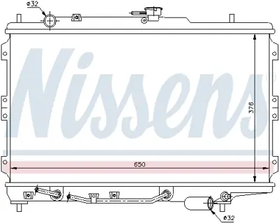 NISSENS 66603 Motor Radyatoru OK24515200A