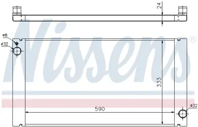 NISSENS 69705 Motor Su Radyatoru Mını R56 R57 R58 R59 R60 2751276