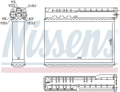 NISSENS 70512 Kalorıfer Radyatoru Bmw E39 E36 Klımalı 9172187002