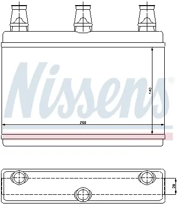 NISSENS 70522 Kalorıfer Radyatoru Bmw E60 E63 E64 6933922