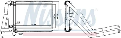 NISSENS 707071 Kalorıfer Radyatoru 971382Y000