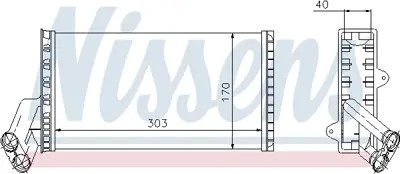 NISSENS 71149 Kalorıfer Radyator Expert Jumpy Scudo < 06 Evasıon Ulysse Lancıa Zeta P806 9566944680