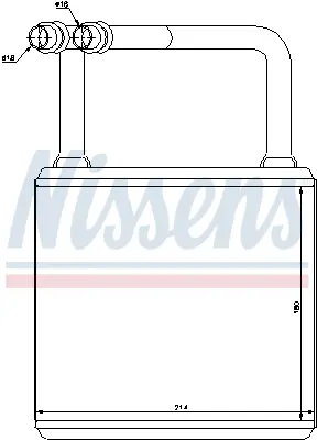 NISSENS 72029 Kalorıfer Radyatoru X218 13>17 C219 04>10 C218 13>17 W211 04>08 A2118300361