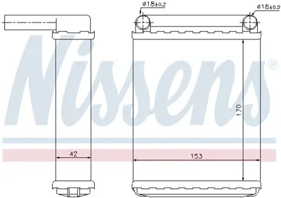 NISSENS 72038 Kalorıfer Radyatoru Mercedes Sprınter 901>904 96>06 K5133586AA