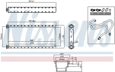 NISSENS 73002 Kalorıfer Radyatoru Land Rover Dıscovery Iıı Range Rover Sport LR017030