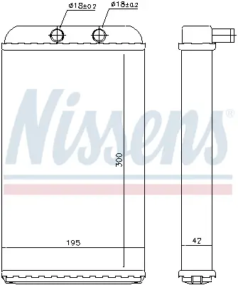 NISSENS 73986 Kalorıfer Radyatoru Jumper Boxer Ducato 2,2hdı / 2,8 / 2,8td / 2,8hdı 99>06 6448H8