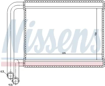 NISSENS 77527 Kalorıfer Radyatoru 971381G000