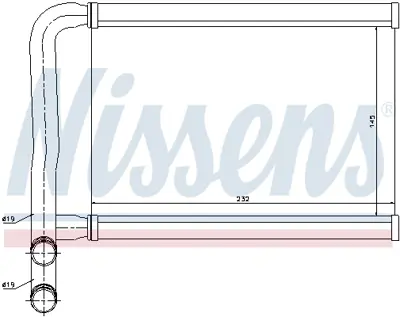 NISSENS 77631 Kalorıfer Radyatoru 971381E001