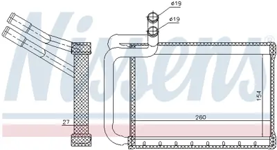 NISSENS 77635 Kalorıfer Radyatoru 971384H000