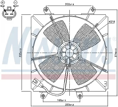 NISSENS 85000 Fan Radyatoru 1671174430