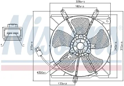 NISSENS 85012 Fan Radyatoru 8855033010