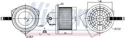 NISSENS 87142 Kalorıfer Motoru CSA431D227