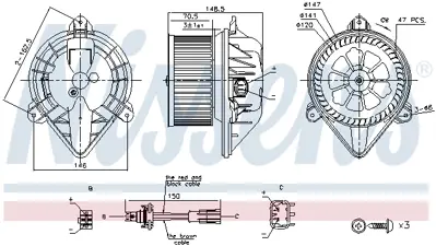 NISSENS 87183 Kalorıfer Motoru Megane Scenıc 7701206250