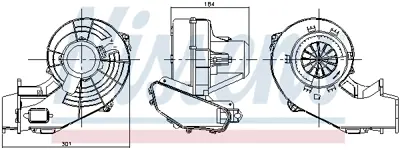 NISSENS 87247 Kalorıfer Motoru 1845092