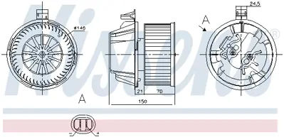 NISSENS 87269 Kalorıfer Motoru Logan Sandero 1,5dcı 6001547487 6001549903