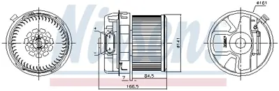 NISSENS 87352 Kalorıfer Motoru 6441V2 871030H031