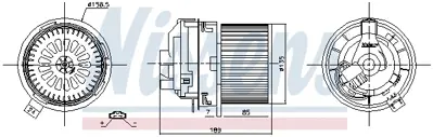 NISSENS 87360 Kalorıfer Motoru 272106600R