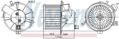 NISSENS 87483 Kalorıfer Motoru 6441T8