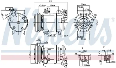 NISSENS 890064 Kompresor Z0016267A