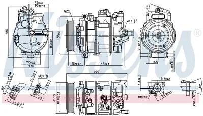 NISSENS 890337 Kompresor 5C0820803G