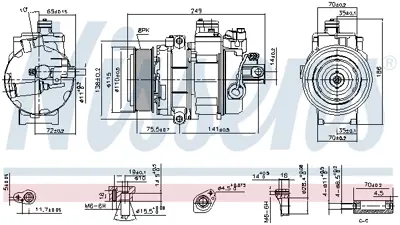 NISSENS 890359 Kompresor 9217869