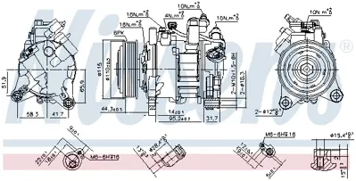 NISSENS 890397 Kompresor 9330831