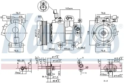 NISSENS 890621 Kompresor 977011R001