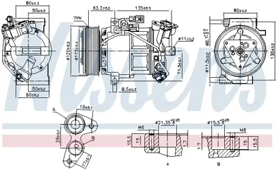 NISSENS 890653 Kompresor 926004183R