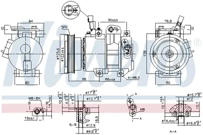 NISSENS 890684 Kompresor 977011J200