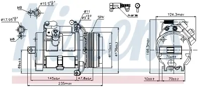 NISSENS 89077 Kompresor LR012793