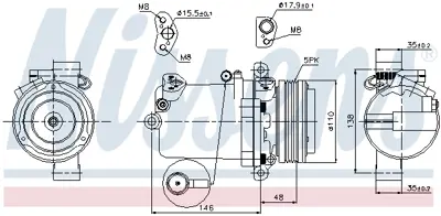 NISSENS 89133 Kompresor 64528386650