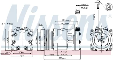 NISSENS 89177 Kompresor 60810769