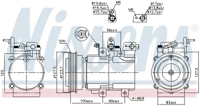 NISSENS 89194 Kompresor 9770138071