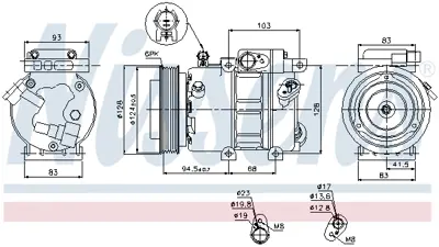 NISSENS 89285 Kompresor 977012H040