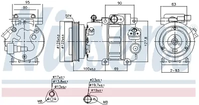 NISSENS 89292 Kompresor 977012H240