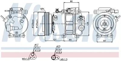 NISSENS 89298 Kompresor 977013K220